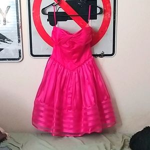 Pink prom dress